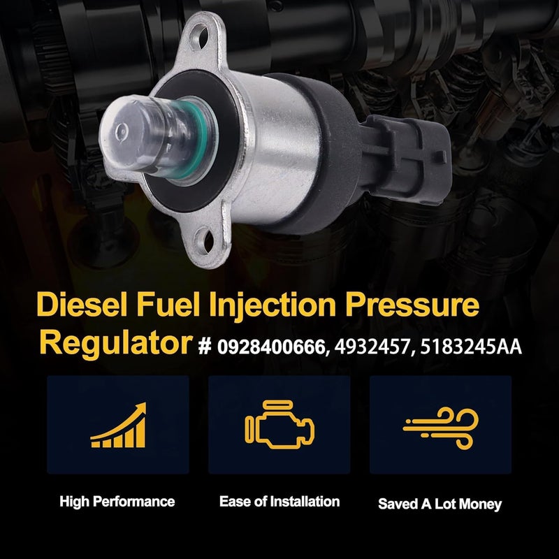 OXCANO 0928400666 Diesel Fuel Injection Pressure Regulator FPR Compatible with 2003-2007 Dodge Ram 2500 3500 Pickup Cummins MPROP 5.9L Diesel Metering Unit Fuel Control Actuator FCA - Image 2